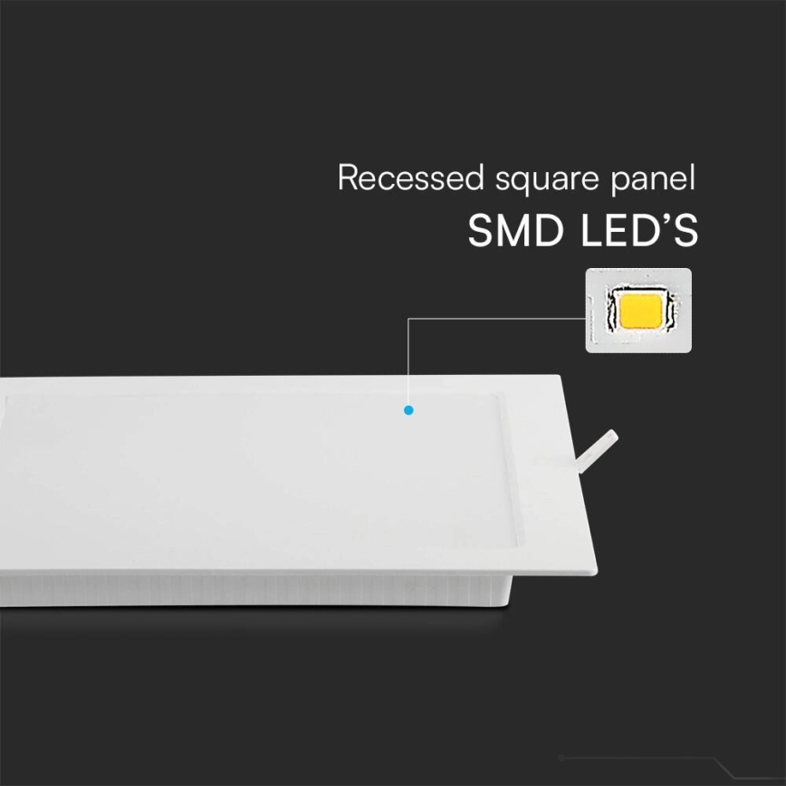Spot encastrable SAMSUNG CHIP LED/3W/230V 3000K 9x9 cm blanc