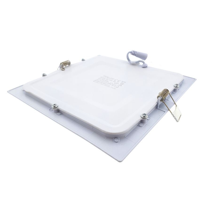 Spot encastrable SQUARE LED/15W/230V 4200K 18,8x18,8 cm blanc