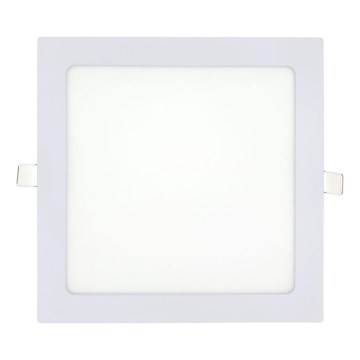 Spot encastrable SQUARE LED/18W/230V 2700K 22x22 cm blanc