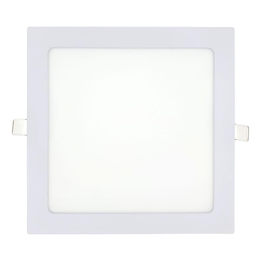 Spot encastrable SQUARE LED/18W/230V 2700K 22x22 cm blanc