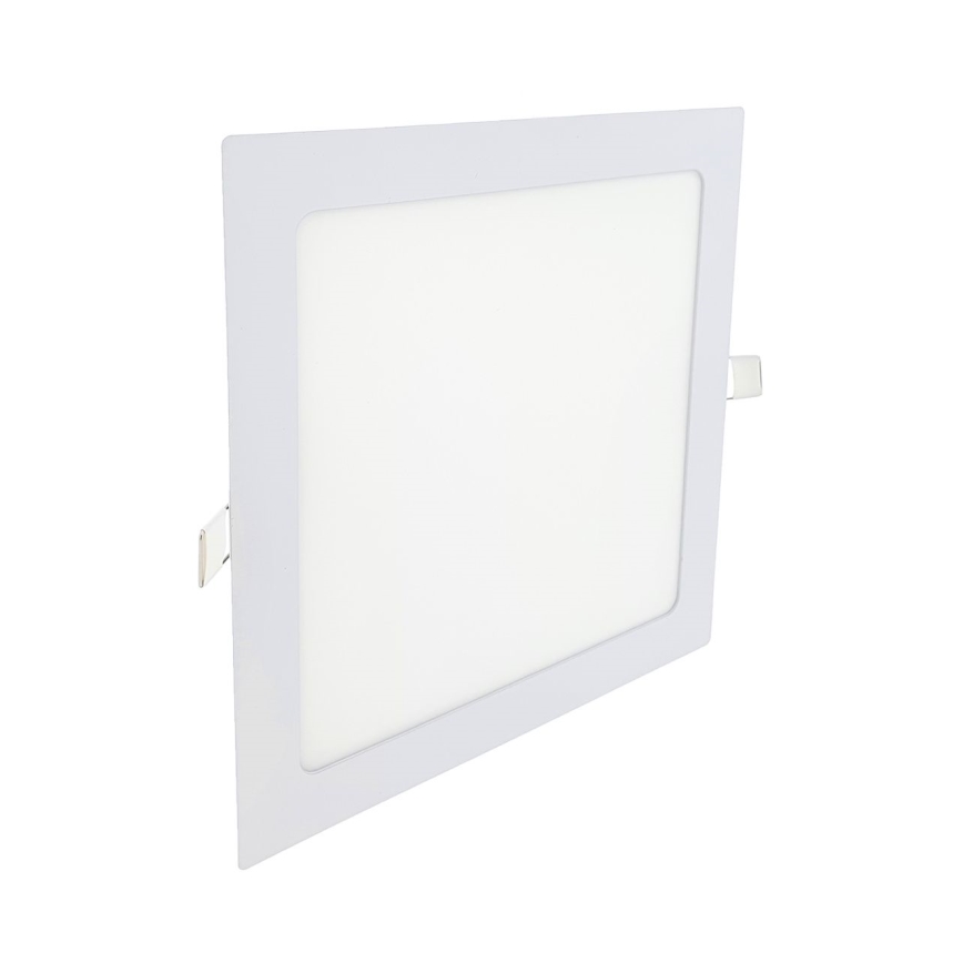 Spot encastrable SQUARE LED/18W/230V 2700K 22x22 cm blanc