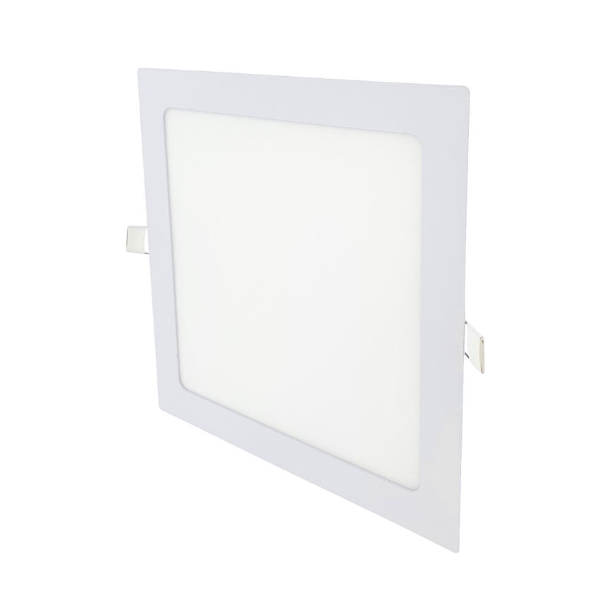 Spot encastrable SQUARE LED/18W/230V 2700K 22x22 cm blanc