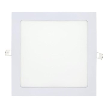 Spot encastrable SQUARE LED/18W/230V 4200K 22x22 cm blanc