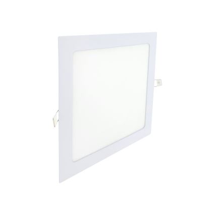Spot encastrable SQUARE LED/18W/230V 4200K 22x22 cm blanc