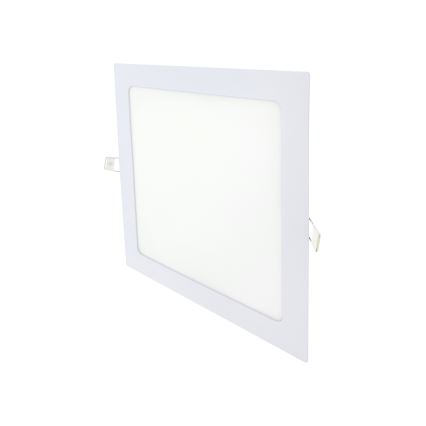Spot encastrable SQUARE LED/18W/230V 4200K 22x22 cm blanc