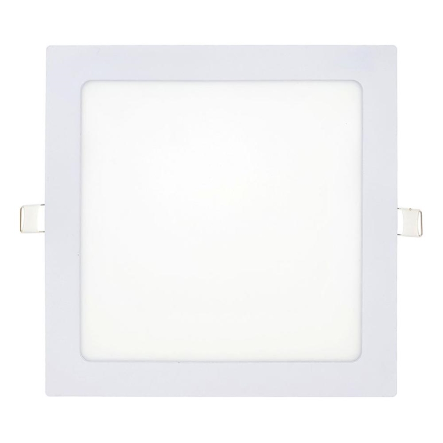 Spot encastrable SQUARE LED/18W/230V 6500K 22x22 cm blanc