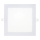 Spot encastrable SQUARE LED/18W/230V 6500K 22x22 cm blanc