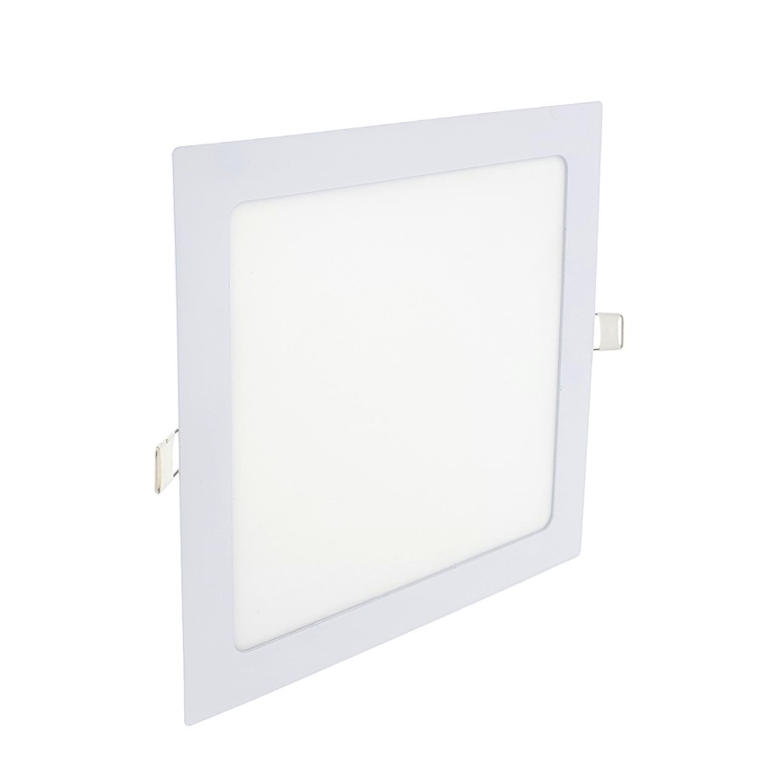 Spot encastrable SQUARE LED/18W/230V 6500K 22x22 cm blanc
