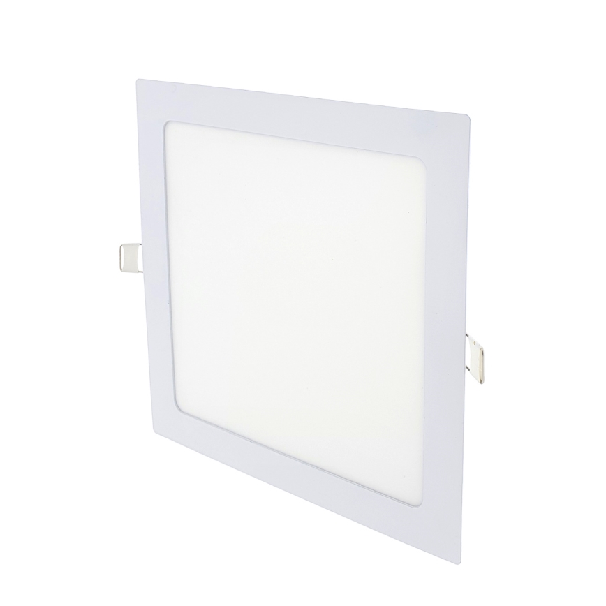 Spot encastrable SQUARE LED/18W/230V 6500K 22x22 cm blanc