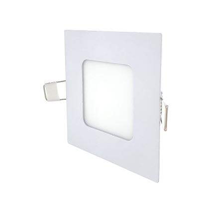 Spot encastrable SQUARE LED/3W/230V 4200K 8,3x8,3 cm blanc