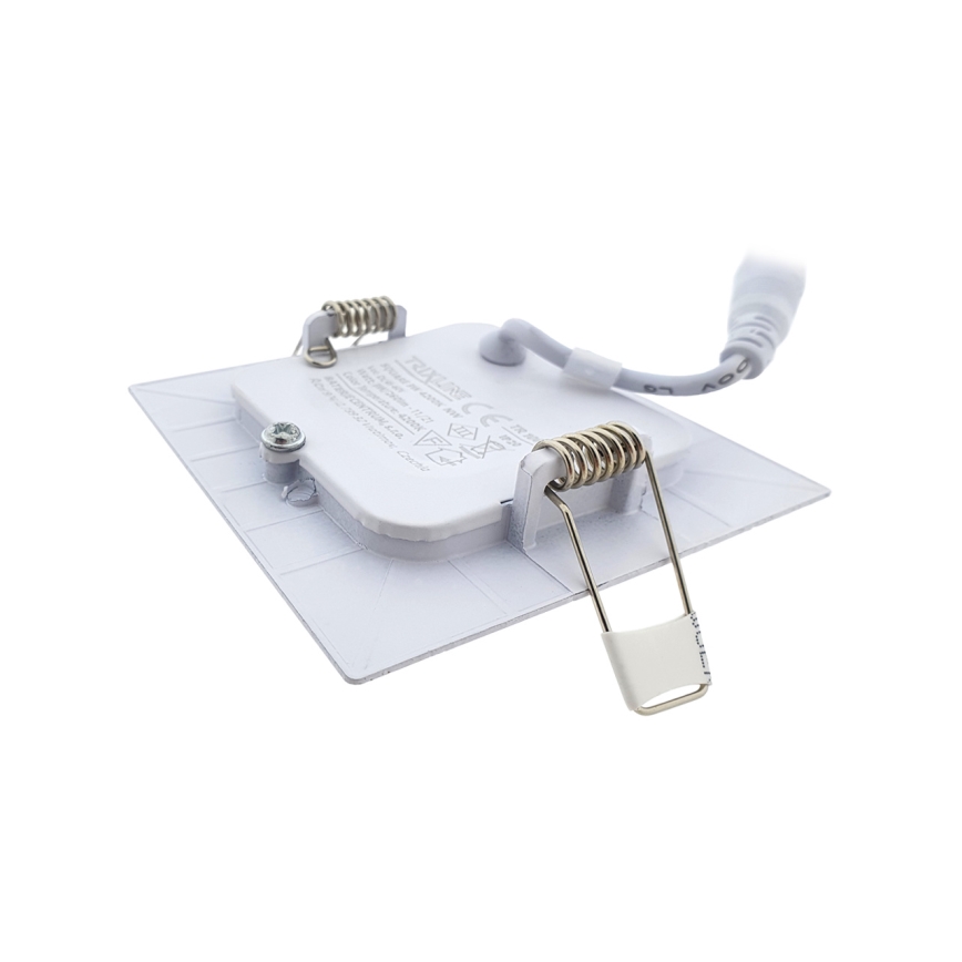 Spot encastrable SQUARE LED/3W/230V 4200K 8,3x8,3 cm blanc