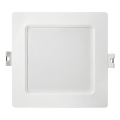 Spot encastrable SQUARE LED/6W/230V 4000K 12x12 cm blanc