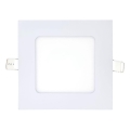 Spot encastrable SQUARE LED/6W/230V 6500K 11,8x11,8 cm blanc
