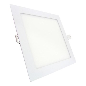 Spot encastrable SQUARE LED/9W/230V 4200K 14,6x14,6 cm blanc