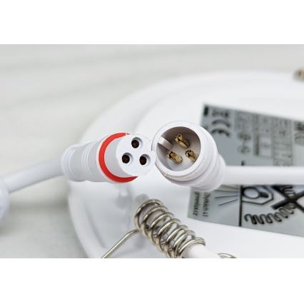 Spot encastrable VEGA LED/12W/230V 2900/3900/5800K d. 17,5 cm blanc