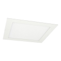 Spot encastrable VEGA LED/18W/230V 2900/3900/5800K 22,5x22,5 cm blanc