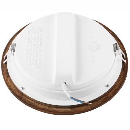 Spot encastrable WOODY SPOT LED/23,5W/230V 4000K cerise ø 23,5 cm