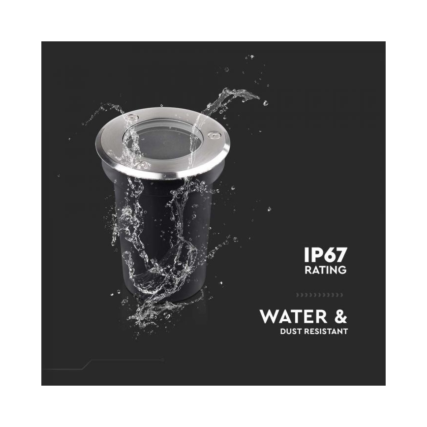 Spot extérieur encastrable 1xGU10/35W/230V IP67