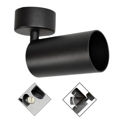 Spot FARGO 1xGU10/30W/230V noir