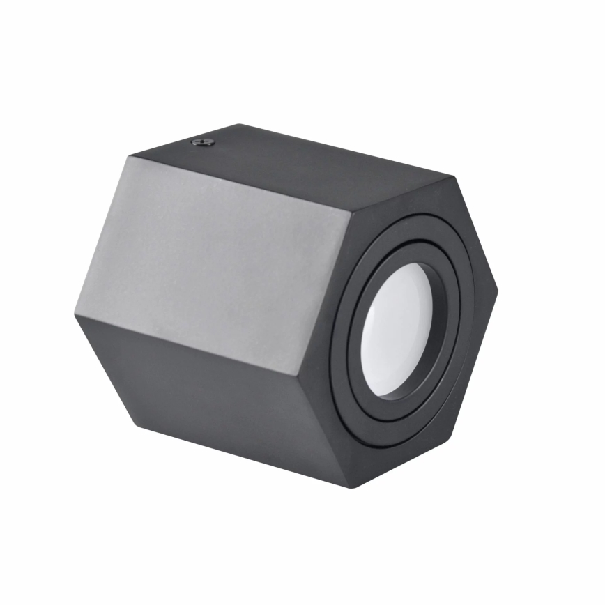Spot HEXAGON 1xGU10/10W/230V noir