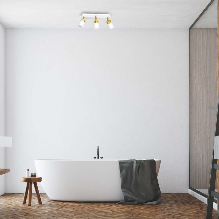 Spot JOKER 3xGU10/25W/230V blanc/doré