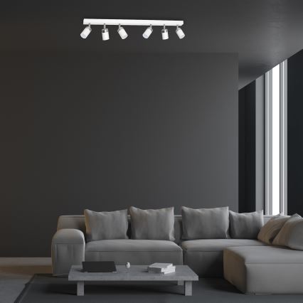 Spot JOKER 6xGU10/25W/230V blanc/chrome brillant