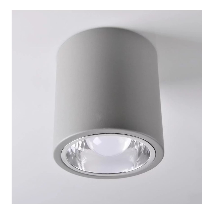Spot JUPITER 1xE27/20W/230V d. 13 cm gris
