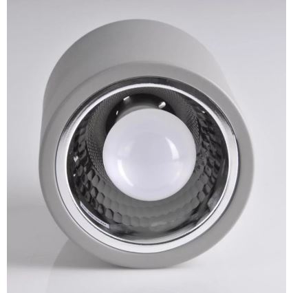 Spot JUPITER 1xE27/20W/230V d. 13 cm gris