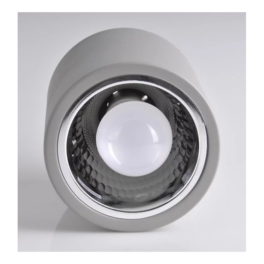 Spot JUPITER 1xE27/20W/230V d. 13 cm gris