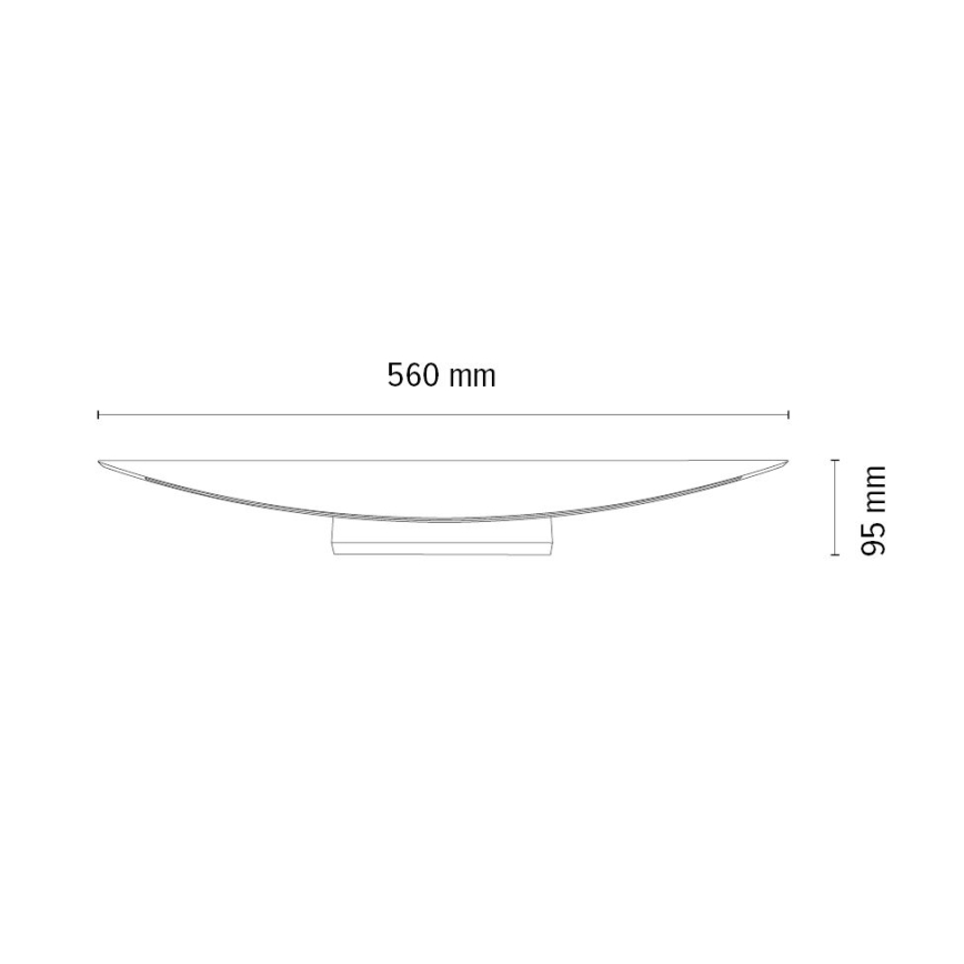 Applique a LED dimmerabile DUBAI LED/6,5W/230V quercia – FSC certificato