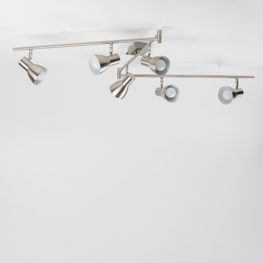 Spot LED 6xE14/5W/230V, finition chrome mat