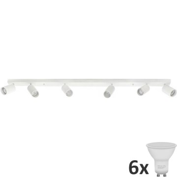 Spot LED ANGIE 6xGU10/6W/230V blanc