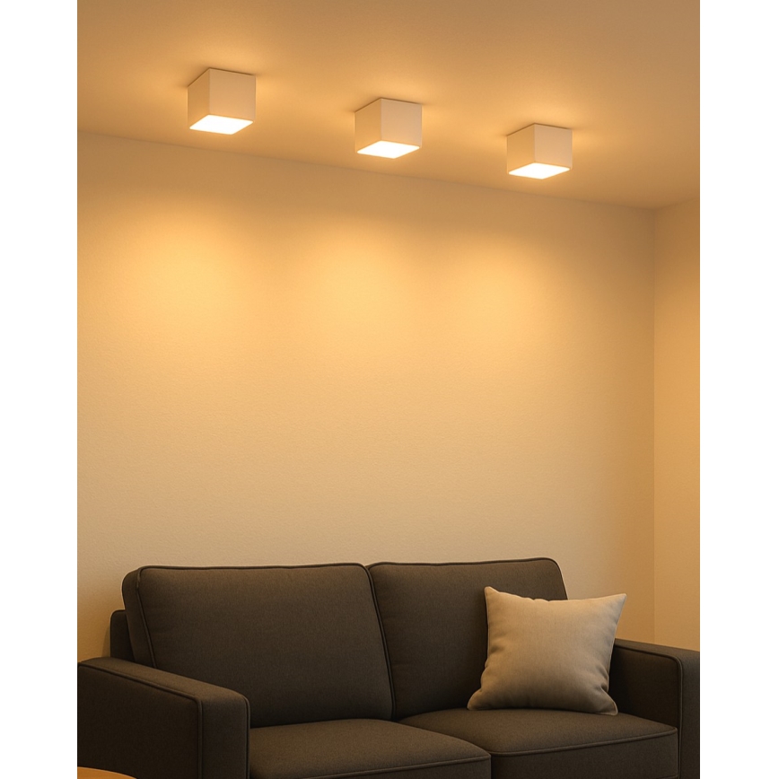 Spot LED LED/5W/230V 3000/4000/6400K 7,5x7,5 cm blanc