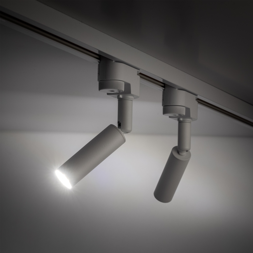 Spot LED pour système de rail monophasé LAGOS 1xG9/3W/230V blanc