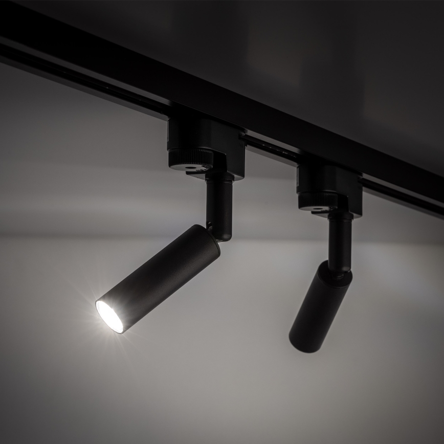 Spot LED pour système de rail monophasé LAGOS 1xG9/3W/230V noir