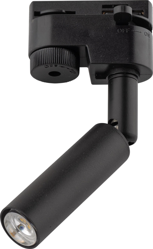 Spot LED pour système de rail monophasé LAGOS 1xG9/3W/230V noir