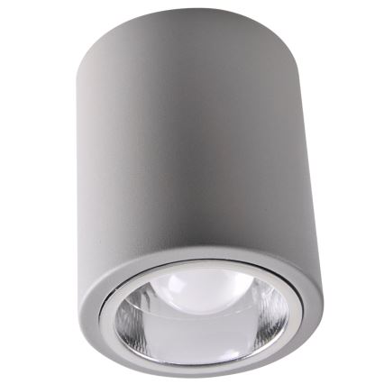Spot LED RGBW dimmable JUPITER 1xE27/6,5W/230V 2700-6500K Wi-Fi Ø 9,8 cm gris
