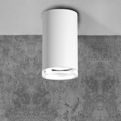 Spot LED RGBW dimmable pour salle de bains TURYN 1xGU10/6W/230V 3000K IP44 blanc + télécommande