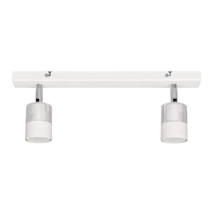 Spot LED TUBSSON 2xGU10/4,8W/230V blanc/chrome brillant