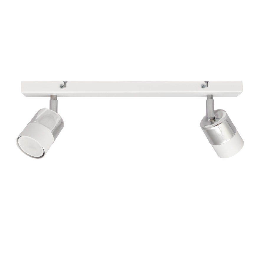 Spot LED TUBSSON 2xGU10/4,8W/230V blanc/chrome brillant