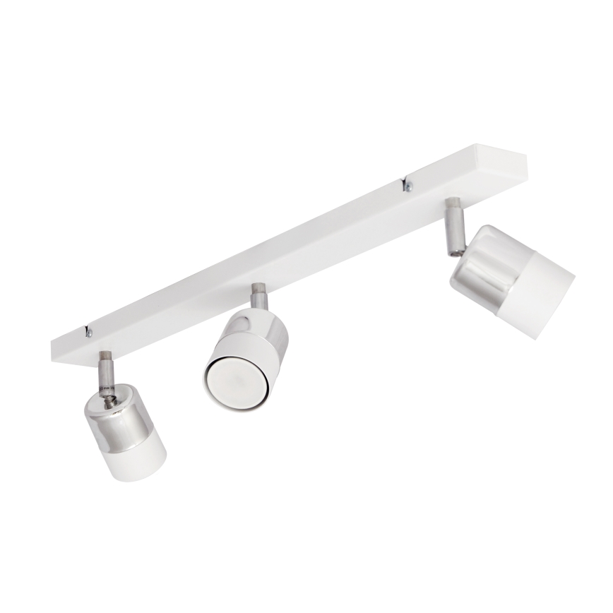 Spot LED TUBSSON 3xGU10/4,8W/230V blanc/chrome brillant