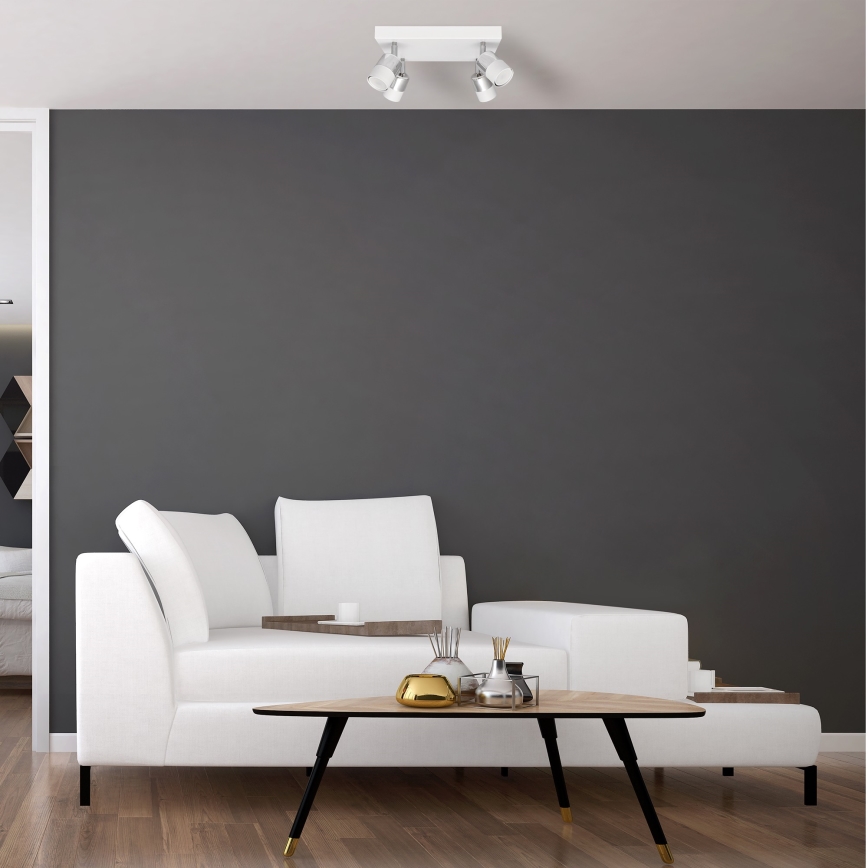 Spot LED TUBSSON 4xGU10/4,8W/230V blanc/chrome brillant