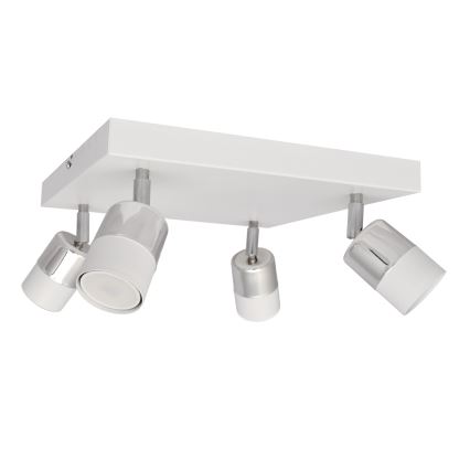 Spot LED TUBSSON 4xGU10/4,8W/230V blanc/chrome brillant