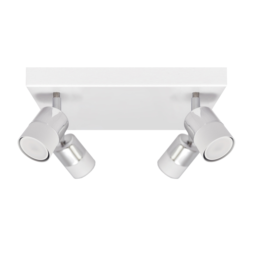 Spot LED TUBSSON 4xGU10/4,8W/230V blanc/chrome brillant