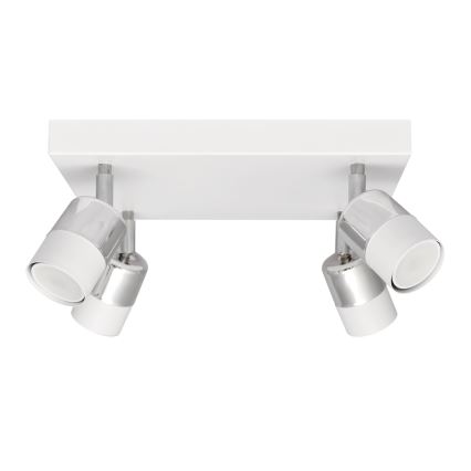 Spot LED TUBSSON 4xGU10/4,8W/230V blanc/chrome brillant