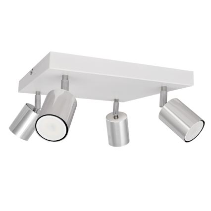 Spot LED TUNE 4xGU10/4,8W/230V chrome mat/blanc
