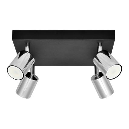 Spot LED TUNE 4xGU10/4,8W/230V chrome mat/noir