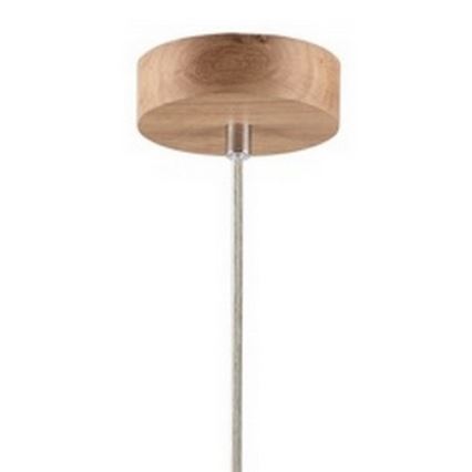 Lampadario a sospensione con filo ALESSANDRO 1xE27/60W/230V quercia
