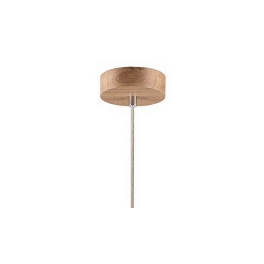 Lampadario a sospensione con filo ALESSANDRO 1xE27/60W/230V quercia