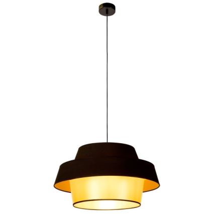 Lampadario a cavo PRETO GOLD 1xE27/60W/230V
